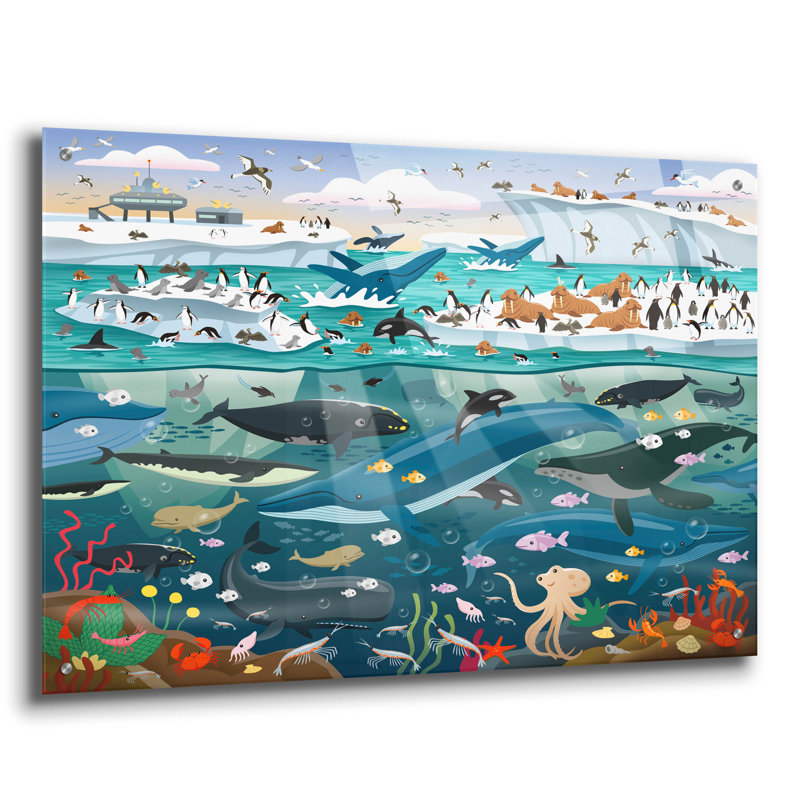  Art mural en verre acrylique, 36 po x 24 po, H 24 po x l 36 po