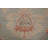 Vegetable Dye Blue Oushak Turkish Rug 4