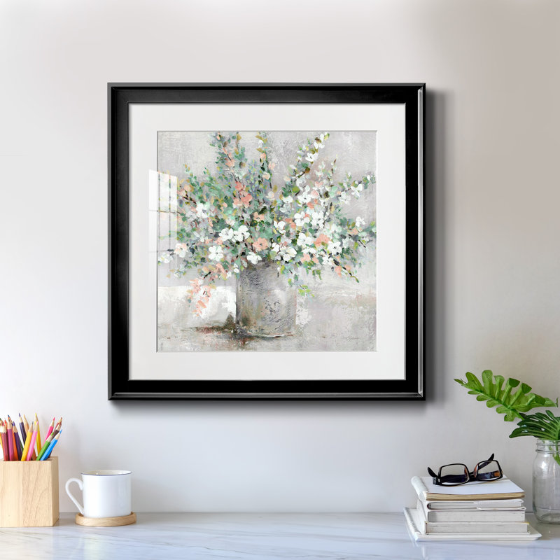 Farmhouse Retreat - Peinture encadrée, H 17,5 po x l 17,5 po x P 1,5 po, Toile avec cadre noir