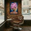 Plantes et fleurs, couronne de fleurs, reproduction d'art sur toile-370371562