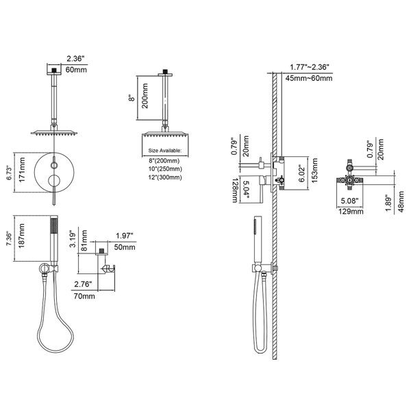Dimensions du produit