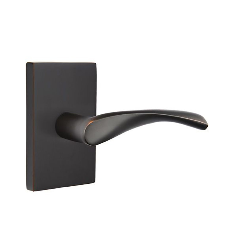 Levier de porte avec rosette Triton Passage (Hall & Closet), Gauche, Bronze huilé