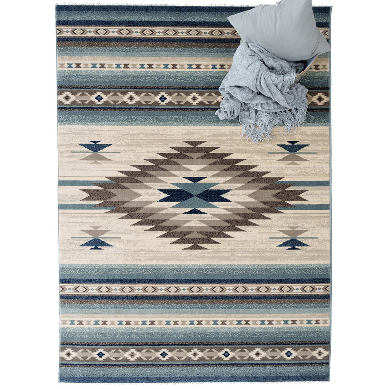 Keimara Southwestern Indoor Rug, Rectangle 5'3" x 7'4"