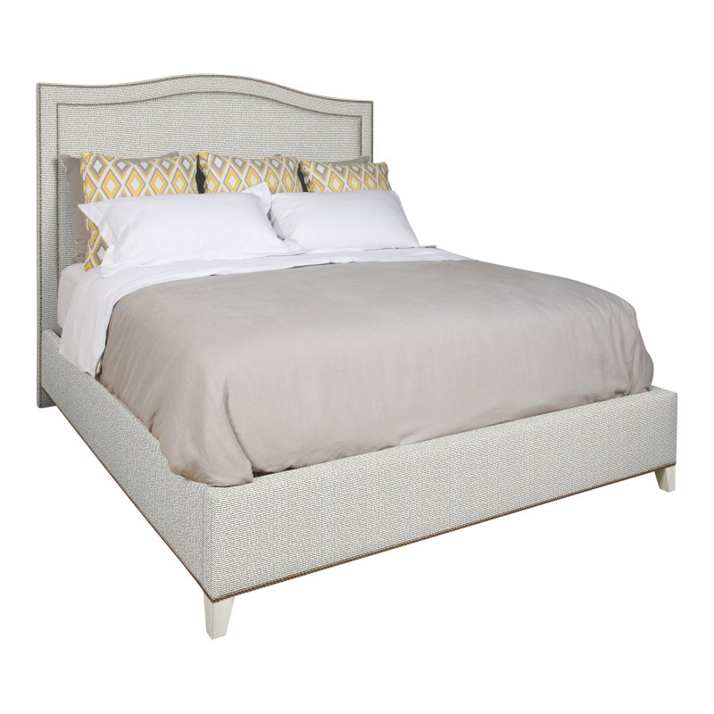 Caroline/Casey Upholstered Bed, Callaloo Cotton, Yes, Navajo