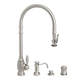 Pull Down Single Handle Kitchen Faucet with Side Spray