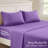 Lux Decor 4-Piece Ultra Soft Microfiber Sheet Set Deep Pocket Fitted Sheet, Wrinkle-Resistant & Easy Care Bedding-960111326-960111316