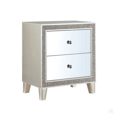 Mirrored Nightstand