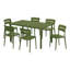 Ensemble de salle à manger rectangulaire pour 6 personnes-1450885094