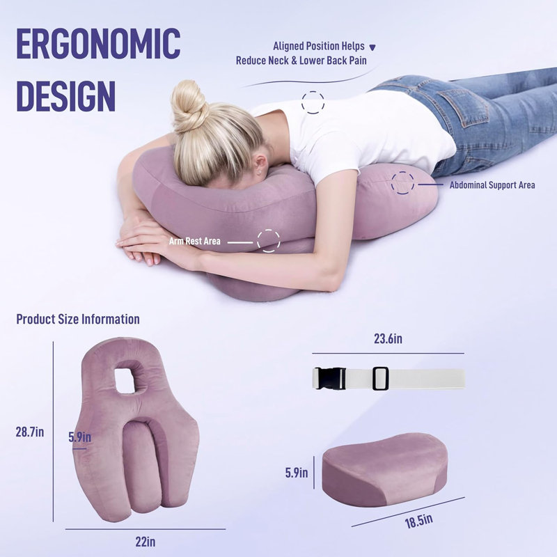Purple Bolster Cushion