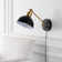 Cimarron Iron Plug-in Swing Arm Sconce with USB Charging Port