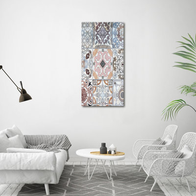 Audine Ceramic Tiles - Wrapped Canvas Print