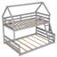 House Bunk Bed With Built-In Ladder