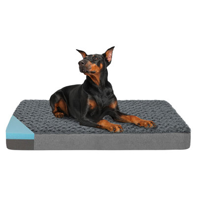 Lit pour chien en mousse à mémoire de forme, lit pour chien rafraîchissant et résistant à l'eau