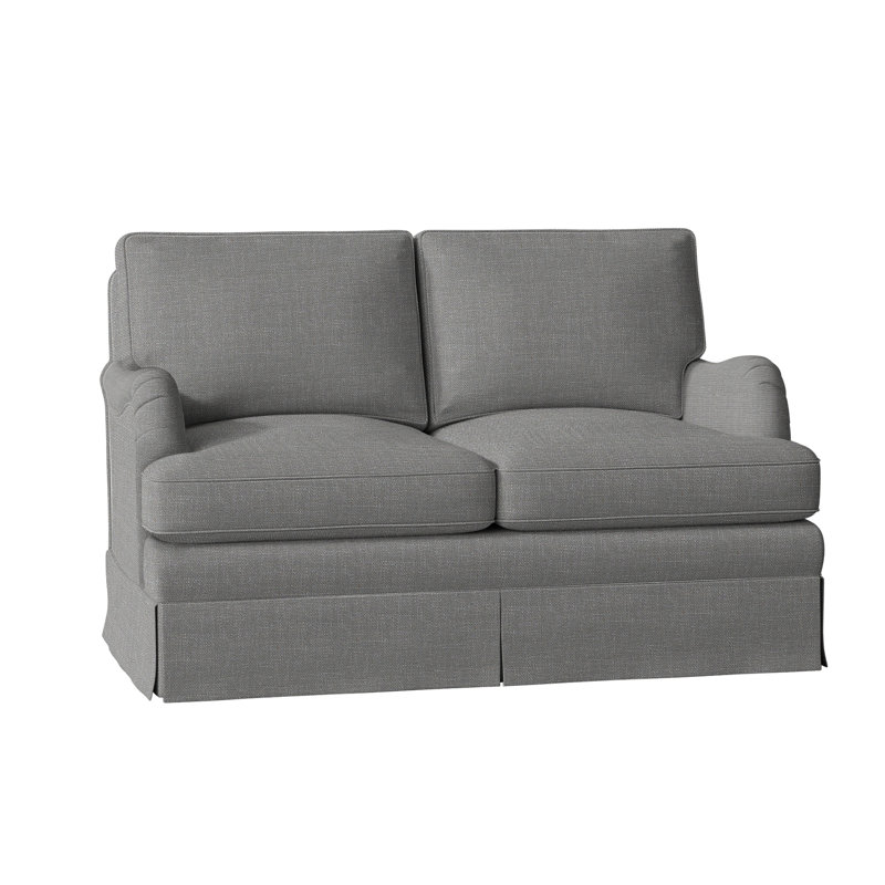 London Loveseat, Flannery Silver