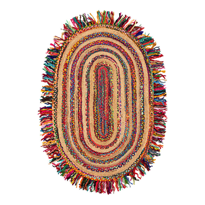 Ruffles Commodore Rug, Oval 4'1" x 6'1"