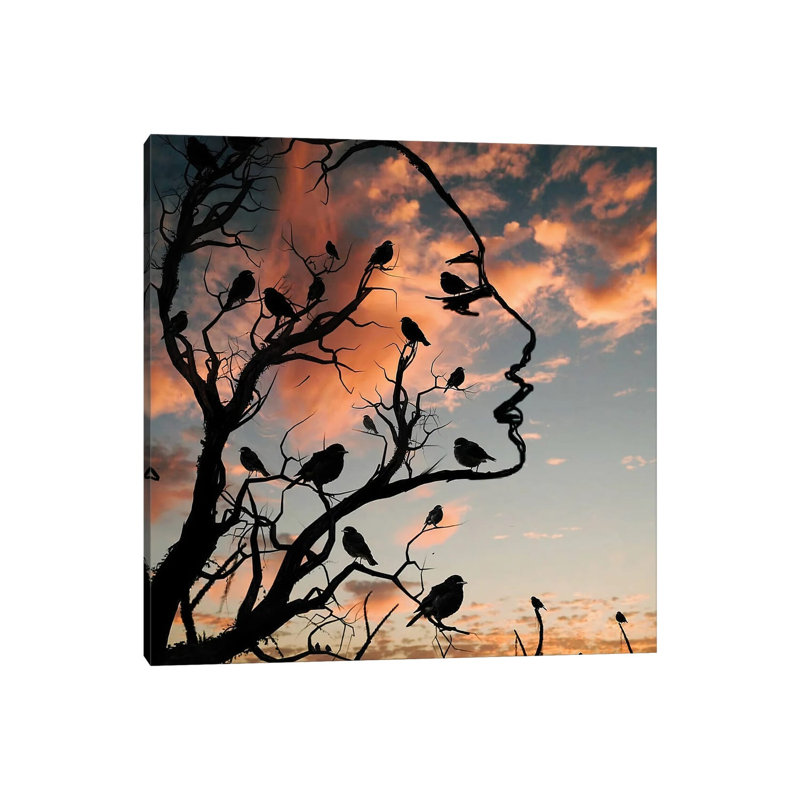 Bird's Nest by Abdullah Evindar - Wrapped Canvas Gallery-Wrapped Canvas Giclée, 30.48 cm H x 30.48 cm W