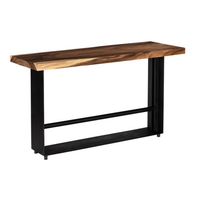 Bar Height 26" Acacia Trestle Dining Table