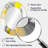 Mustard Yellow And Vivid Gray I - Modern Oval Wall Mirror-1518923868
