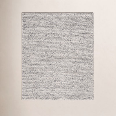Elle Light Grey Ivory Hand-Woven Rug