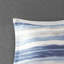 Collection d'édredon et de courtepointe Blue King / King Seersucker. 8. Rayures aquarelles. Rembourrage. Comprend l'édredon, les taies décoratives, les oreillers, la courtepointe et les taies décoratives. Lavable à la machine 8 pièces et bleu. . Avec 2 3 décoratifs 1-124915218-124915219