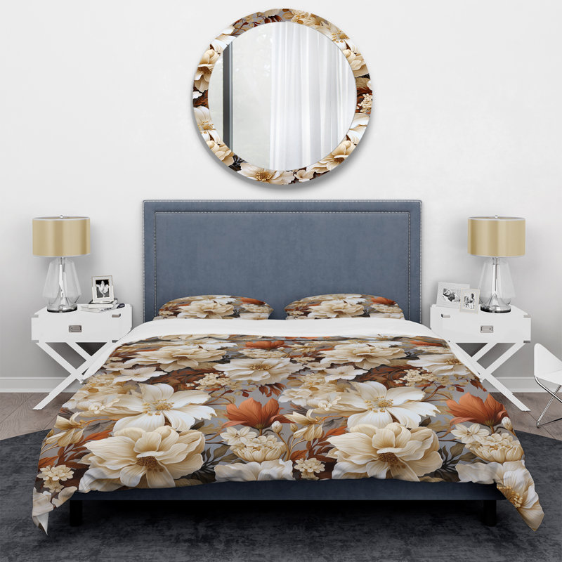 Ensemble de housse de couette Rustic Brocade Elegance Victorian, Housse de couette pour très grand lit et 2 très