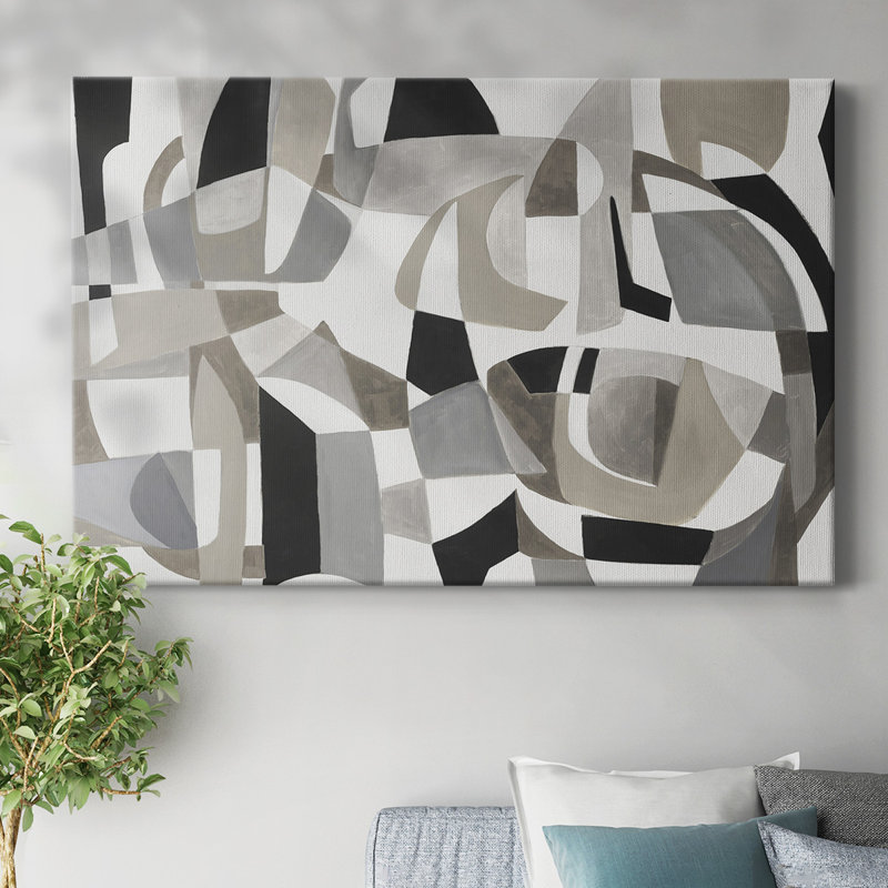 Circle Game V32-Gallery Wrapped Canvas