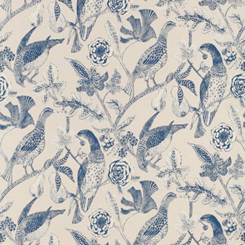 Papier peint Katmandu, Bleu marine