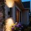 Appliques murales d'extérieur murales noires de haut en bas matte (base E26, ampoule non incluse)-577240596-577240603