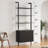 74" Tall Bookshelf With Storage Cabinet, Modern Ladder Bookcase With Wood & Metal Frame, Wall Mount Display Shelf For Living Room, Bedroom, Home Office-745439614