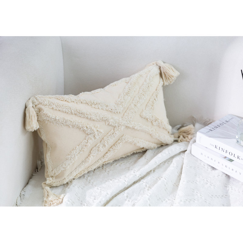Housse de coussin Novel, Turquoise, Rectangulaire