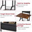 Manufactured Wood,Metal 144cm H Media Shelves-985049360