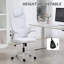 Chaise de bureau en filet avec appui-tête, soutien lombaire, blanc crème-291072866