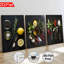 Impression sur toile de cuisine 3 pièces pour cuisine et salle à manger-1525948052