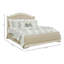Lit tapissier festonné Shaylène-94710998