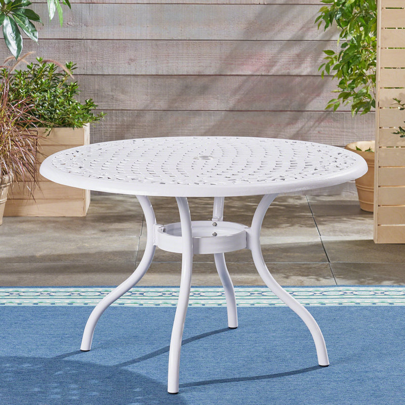 Table ronde Phoenix 48 pouces, Blanc