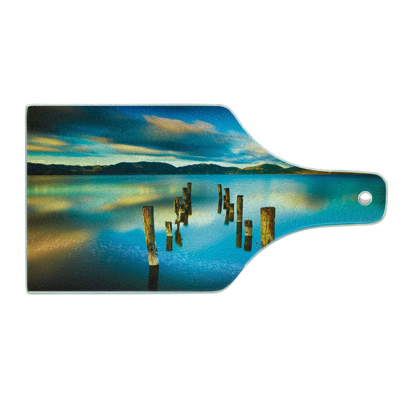 Planche à découper en verre trempé Ambesonne