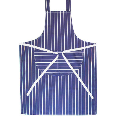 Striped Cotton Bib Apron