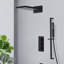 Oil-Rubbed Bronze Wall-Mounted Shower System with Thermostatic Control and Handheld Spray