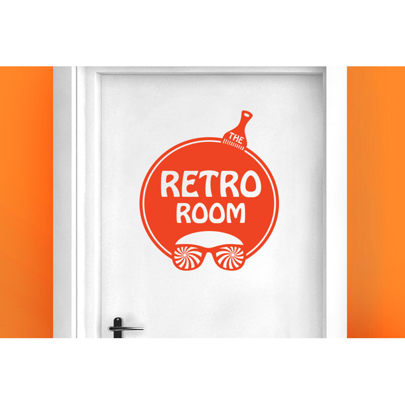 Wall Decal, Orange