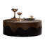 Table basse 38,97 po Table basse ronde en bois faite à la main pour salon