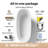 StonePure 67"×30" Freestanding Solid Surface Resin Stone Bathtub, 14.5" Deep Soaking Tub with Overflow, Pop-Up Drain