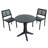 Rayville Bistro Table with 2  Chairs Garden Set-744760982