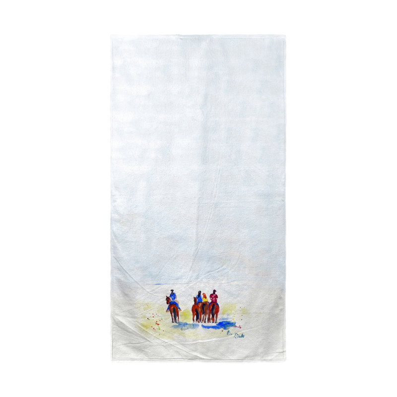 Serviette de plage à cavaliers beach Sakai