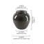 Vase en céramique noire Latitude Run de Latitude Run® - finition polie brillante avec texture tachetée unique, décoration élégante pour les arrangements floraux et les événements, 10 po de diamètre et 11 po de hauteur