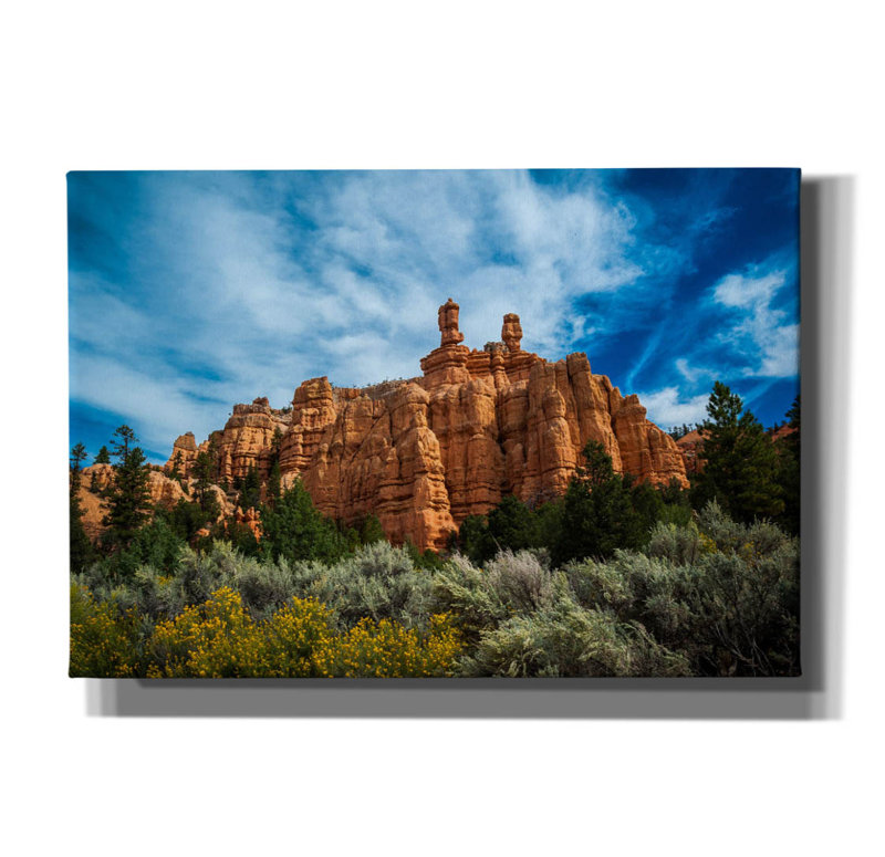 «Red Canyon» par Tim Oldford, H 18 po x l 26 po x P 0,75 po