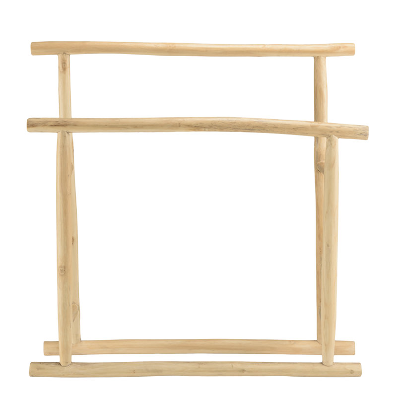 Zech Wood 2 Freestanding Towel Rack