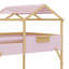 Lit superposé élégant pour enfants avec escalier pratique et lumières DEL-1050705928-1050705929