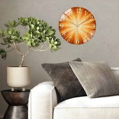 Horloge murale Motivational Burst Design - 12 po