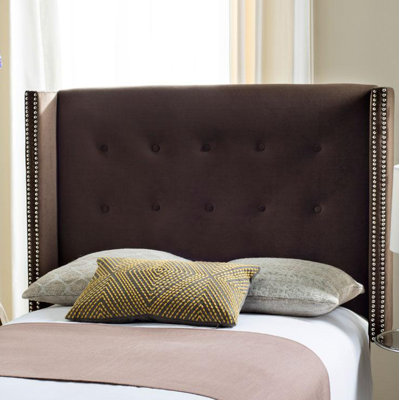 Tête de lit Grand rembourré wingback Nadene
