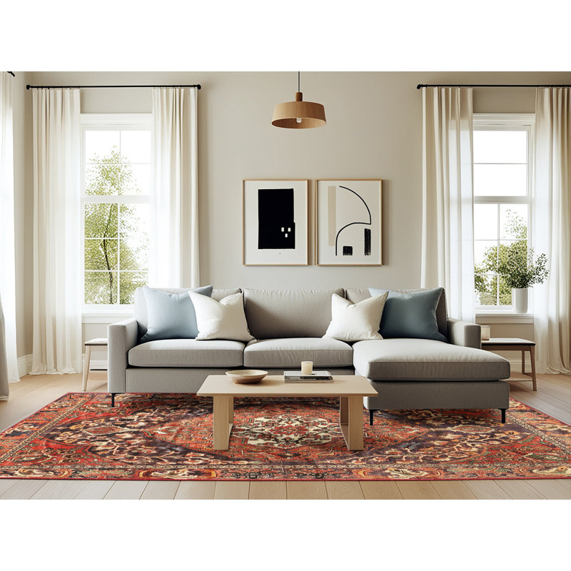 Charton Oriental Indoor Rug, Rectangle 6' x 9'